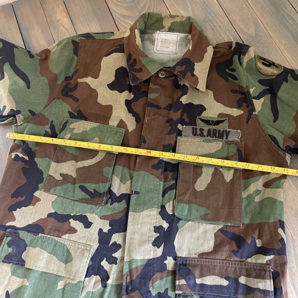 US Army Military Woodland Camo Jacket & Pants - Small Regular (V8) D - Picture 5 of 10